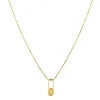 Brillant-Kette mit Anhänger Gelbgold