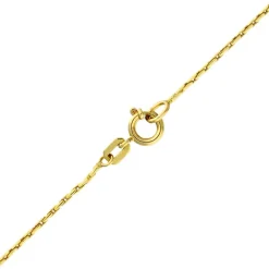 Brillant-Kette mit Anhänger Gelbgold