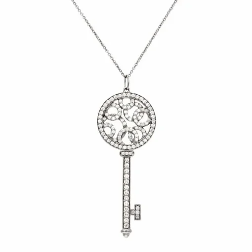 Brillant-Kette 'Schlüssel' Tiffany & Co. Platin