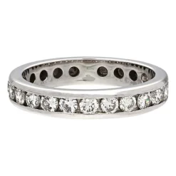 Brillant-Memoire-Ring Weißgold