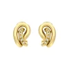 Brillant-Ohrclips Gelbgold