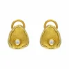 Brillant-Ohrclips Gelbgold