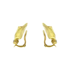 Brillant-Ohrclips Gelbgold