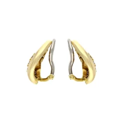 Brillant-Ohrclips Gelbgold