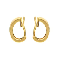 Brillant-Ohrclips Gelbgold