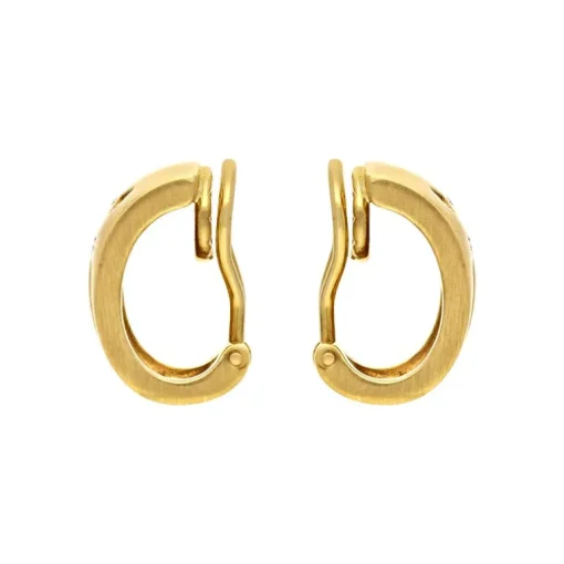 Brillant-Ohrclips Gelbgold