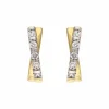 Brillant-Ohrstecker Gelbgold