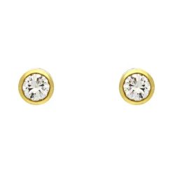 Brillant-Ohrstecker Gelbgold 0,34 ct