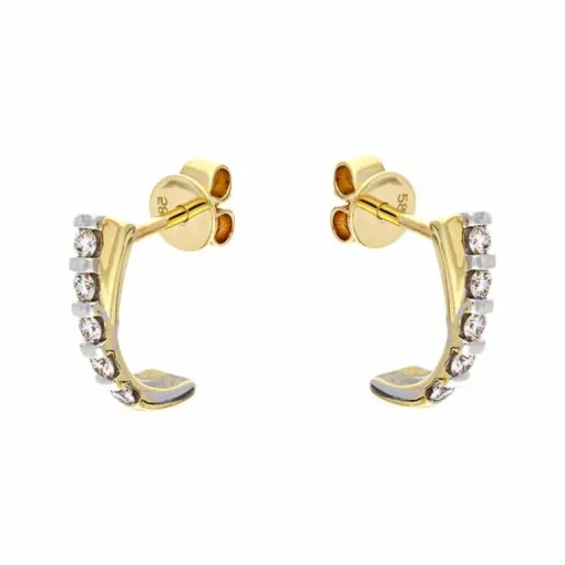 Brillant-Ohrstecker Gelbgold