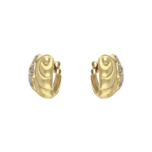 Brillant-Ohrstecker Gelbgold