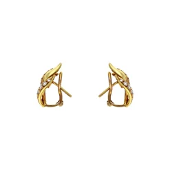 Brillant-Ohrstecker Gelbgold