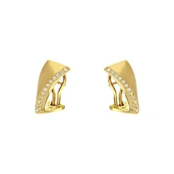 Brillant-Ohrstecker Gelbgold