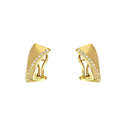 Brillant-Ohrstecker Gelbgold