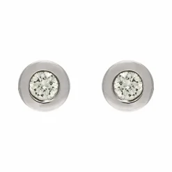 Brillant-Ohrstecker Weißgold