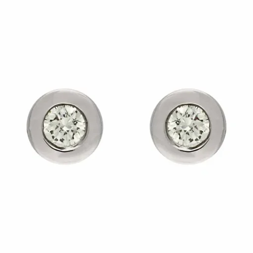 Brillant-Ohrstecker Weißgold