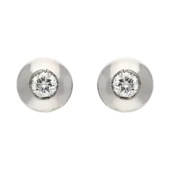 Brillant-Ohrstecker Weißgold
