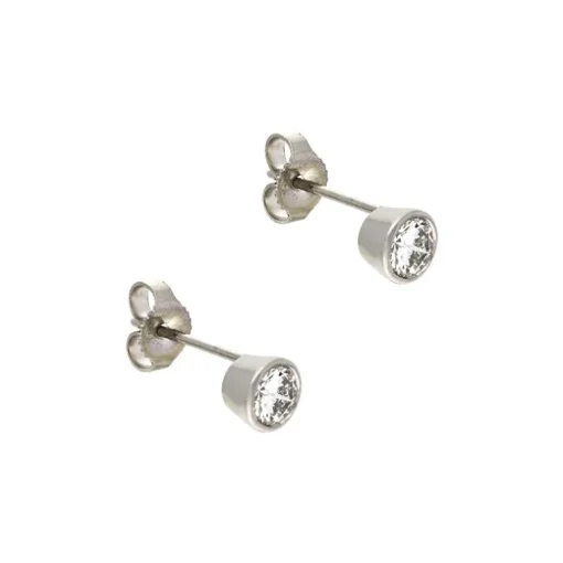 Brillant-Ohrstecker Weißgold