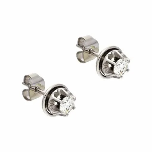Brillant-Ohrstecker Weißgold