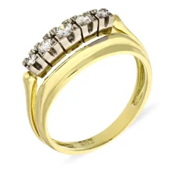 Brillant-Ring Bicolor