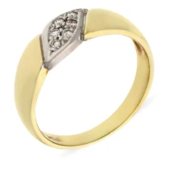 Brillant-Ring Bicolor