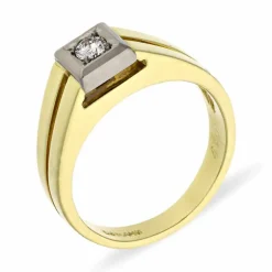 Brillant-Ring Bicolor