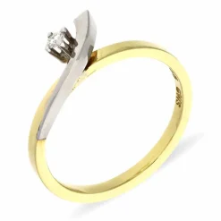 Brillant-Ring Bicolor