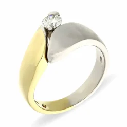 Brillant-Ring Bicolor