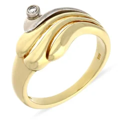 Brillant-Ring Bicolor