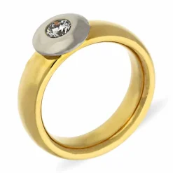 Brillant-Ring Bicolor