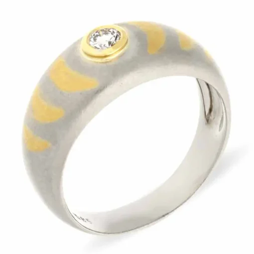 Brillant-Ring Bicolor