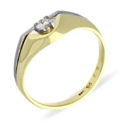 Brillant-Ring Bicolor
