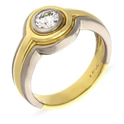 Brillant-Ring Bicolor