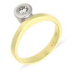 Brillant-Ring Bicolor
