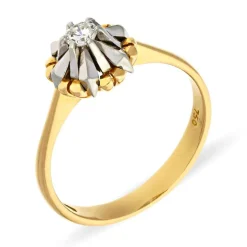 Brillant-Ring Bicolor