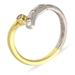 Brillant-Ring Bicolor