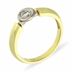Brillant-Ring Bicolor