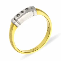 Brillant-Ring Bicolor
