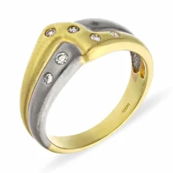 Brillant-Ring Bicolor