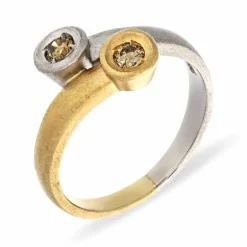 Brillant-Ring Bicolor
