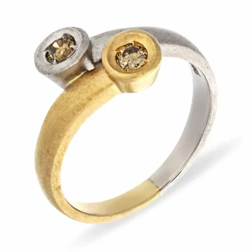 Brillant-Ring Bicolor