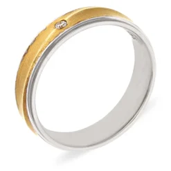 Brillant-Ring Bicolor
