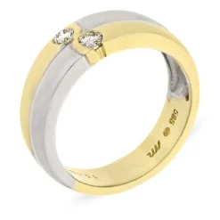 Brillant-Ring Bicolor