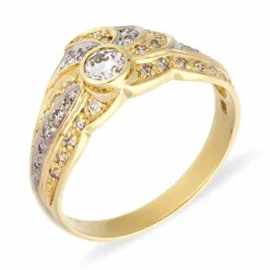 Brillant-Ring Bicolor