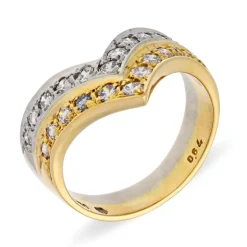 Brillant-Ring Bicolor