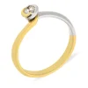 Brillant-Ring Bicolor
