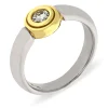 Brillant-Ring Bicolor