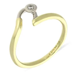 Brillant-Ring Bicolor