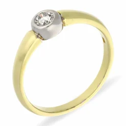 Brillant-Ring Bicolor