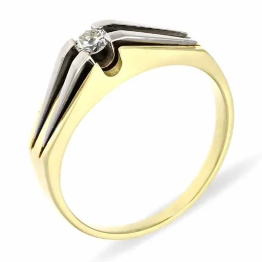 Brillant-Ring Bicolor