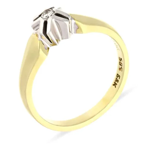 Brillant-Ring Bicolor
